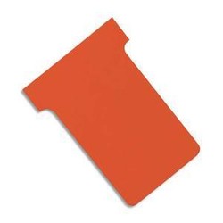 Fiches en T pour planning - Indice 3 - Couleur orange