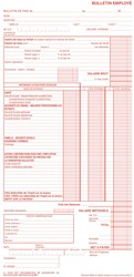 Bulletin de salaire du carnet 2158 - Volet Salari