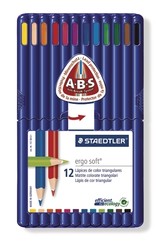 Etui de 12 crayons de couleur Staedtler - Modle Ergo Soft