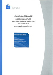 Contrat pour Location-Grance Commerciale - Kit Tissot ILD-LOC192