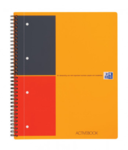 Cahier ActiveBook Lign 6mm Oxford  - Format A4+ - 160 pages perfores