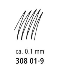 Pointe calibre 0,1 mm - Largeur de trait