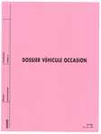 Chemise dossier pour Vhicule d&#039;Occasion - Rose - Couverture