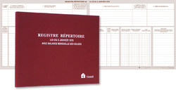 Registre pour immobilier - Registre rpertoire - Loi du 02/01/70 - Tissot ITR-19701 - Trac