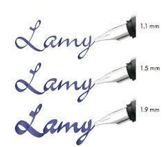Bloc plume Lamy pour Calligraphie - Modle JOY 1.1 - 1.5 - 1.9