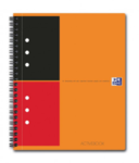 Cahier ActiveBook Lign 6mm Oxford  - Format A5+ - 160 pages perfores