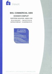 Modele de bail commercial 3-6-9 - Kit Tissot ILD-LOC846