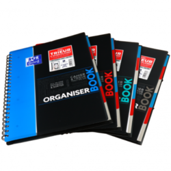 Cahier Oxford - ORGANISERBOOK A4+ - Grands carreaux Seys - 160 pages - Compatible SCRIBZEE