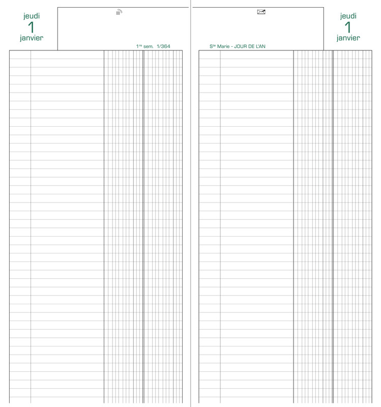 Agenda de la banque 2 volumes long - Modèle Exacompta 38582E disponible ...