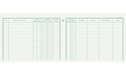 Carnet de bord pour vhicules - Suivi des dplacements - Exacompta 5090E - Trac