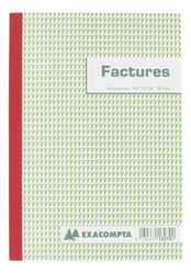 Carnet de 50 factures en triple exemplaires - Format A5 - 13279E