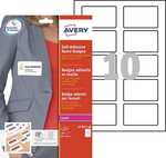 Boite de 200 badges en textile imprimable - Avery L4785-20