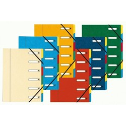 Trieur pour documents 6 intercalaires - Exacompta 5306E - 6 coloris disponibles