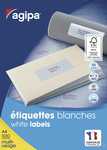 Etiquettes adhsives multi-usages Apli-Agipa - Planche format A4