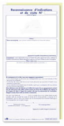Carnet de bons de visite immobilier - Format poche duplicata - Tissot ITC-333