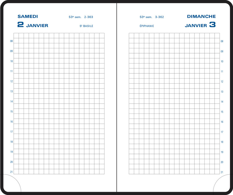 Agendas Exacompta 2024 - Modèle journalier 15 dit de chantier en vente à  Lyon - Papeterie Gouchon