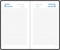 Agenda Exacompta - Modle Journalier - 15416E - Trac