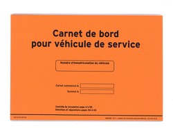 Carnet de bord pour véhicule de service