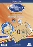 Pack de 10 Enveloppes Kraft pour format A5 - 22,9 x 16,2 cm - Marque La Couronne