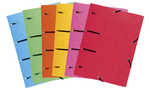 Pack 6 chemises Exacompta pour classeur - Modèle Punchy - 6 coloris assortis