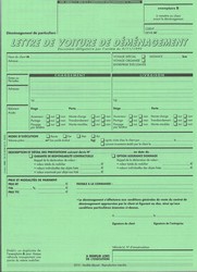 Lettre de Voiture pour Dmnagement - Exemplaire B