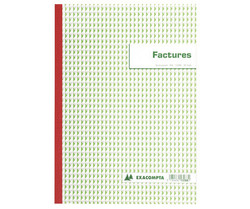 Carnet de 50 factures en triple exemplaires - Format A4 - 13288E