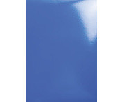 Plat de couverture pour reliure - Bleu chrom (effet brillant) - Exacompta 2982C