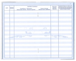 Carnet d'entretien de camion et vhicule de transport terrestre - Trac