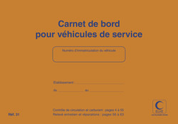 Carnet de bord pour vhicule de service