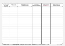 Registre pour l'enregistrement des dchets sortants - Trac page de droite