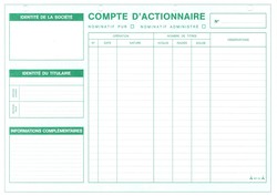 Fiches Comptes d'Actionnaires - Le Dauphin