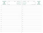 Agenda Exacompta 2023 - Modle Travers Horaires - 38272E trac