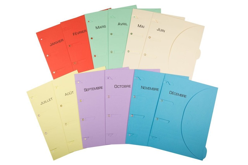 SMARTFOLDER Fr 212534 – Lot de 6 Chemises pochettes perforées classement,  Intercalaires et Porte documents SMARTFOLDER® – Spécial Thématique Gestion  Crise Sanitaire - Colories assorties : : Fournitures de bureau