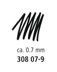 Pointe calibre 0,7 mm - Largeur de trait