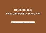 Registre des prcurseurs d&#039;explosifs