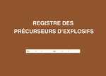 Registre des prcurseurs d&#039;explosifs