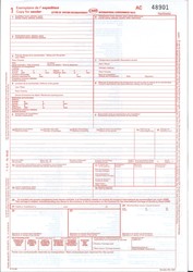 Lettre de voiture internationale - CMR