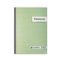 Carnet de 50 factures en double exemplaires - Format A4 - 13287E