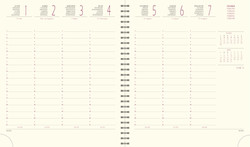 Agenda Exacompta 2026 - Modle Eurotime 18 spirale - 18342E - Trac