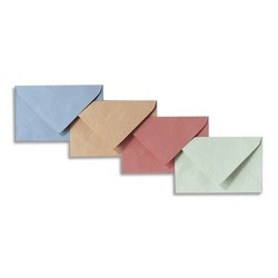 Carton de 500 enveloppes pour lection format 90 x 140 mm - Couleur Bleue