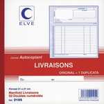 Carnet de 50 bons de livraison en duplicata - Format 21 x 21 - 2105