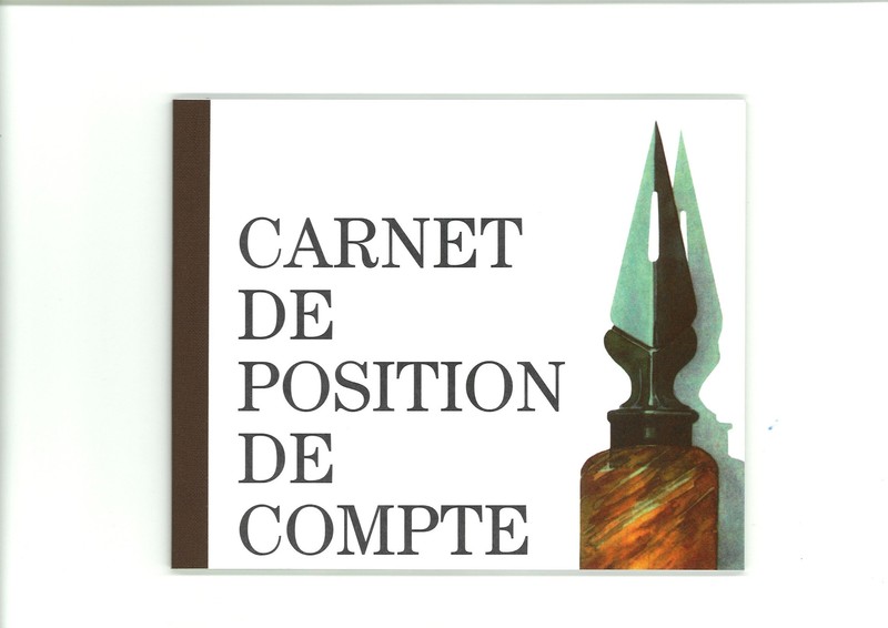 Carnet de Position de Compte 13502E - Papeterie Gouchon