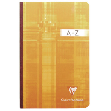 Carnet répertoire alphabétique broché - Clairefontaine 9609C en