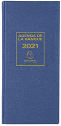 Agenda de la Banque - Long 1 Volume couleur bleue - Exacompta 38583E