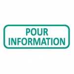 Tampon formule commerciale Xprint - POUR INFORMATION