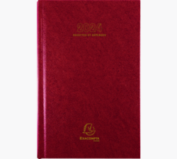 Agenda Exacompta 2026 - Modle Recettes Dpenses - 38173E