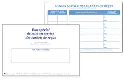  Etat spécial de mise en service des carnets de reçus - Tissot ITC-271 - Tracé