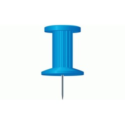 Boite de 25 pingles 'Push Pins' - Coloris bleu - Exacompta 14702E