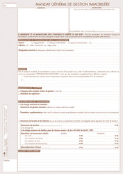 Mandat gnral de gestion immobilire - Tissot IGM-748