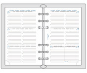 Organiseur Exacompta Exatime 17 Dual Rose - 72658E - Trac